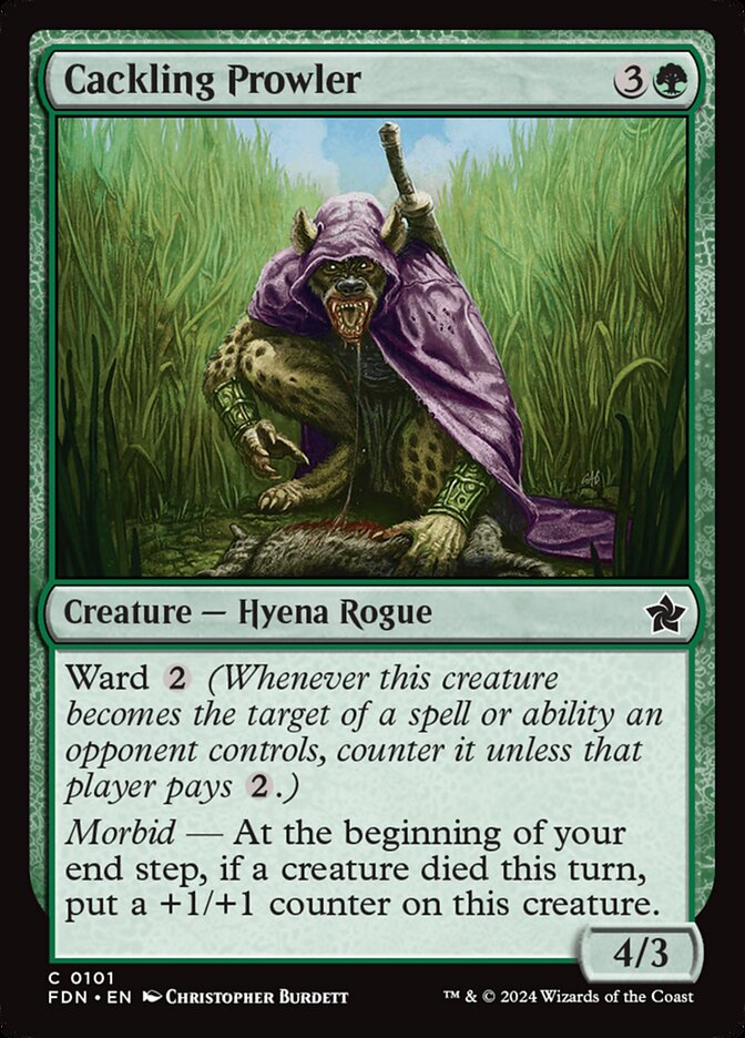 Espreitador Gargalhante / Cackling Prowler - Magic: The Gathering - MoxLand