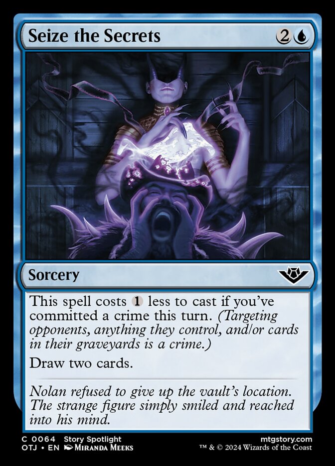 Apossar-se dos Segredos / Seize the Secrets - Magic: The Gathering - MoxLand