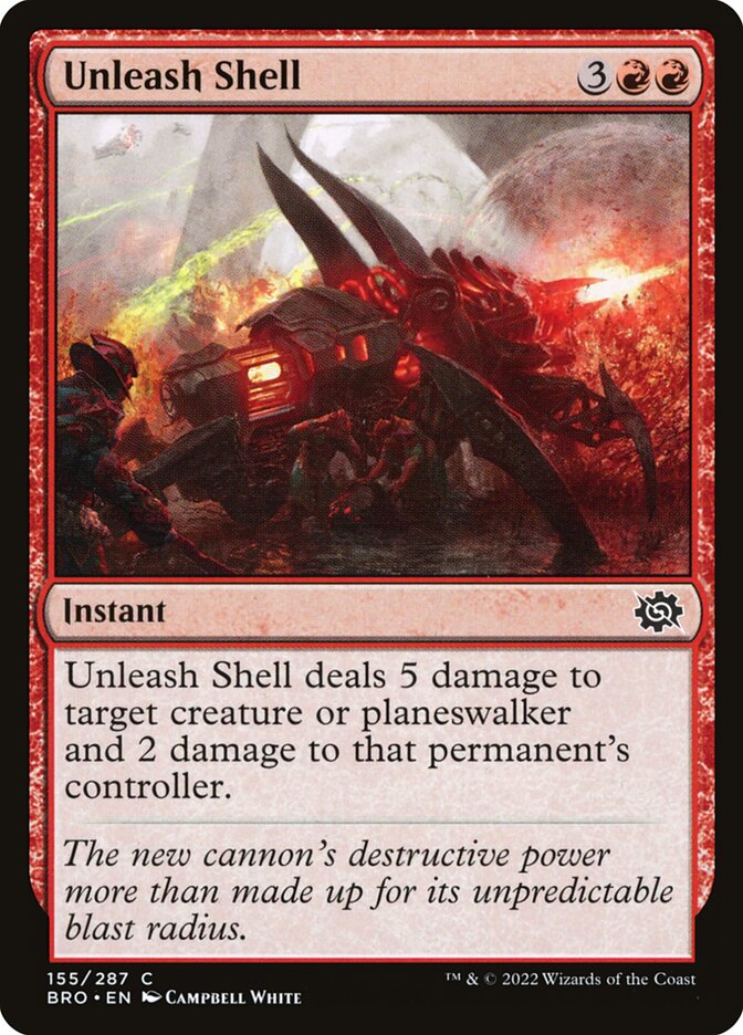 Chover Granadas / Unleash Shell - Magic: The Gathering - MoxLand