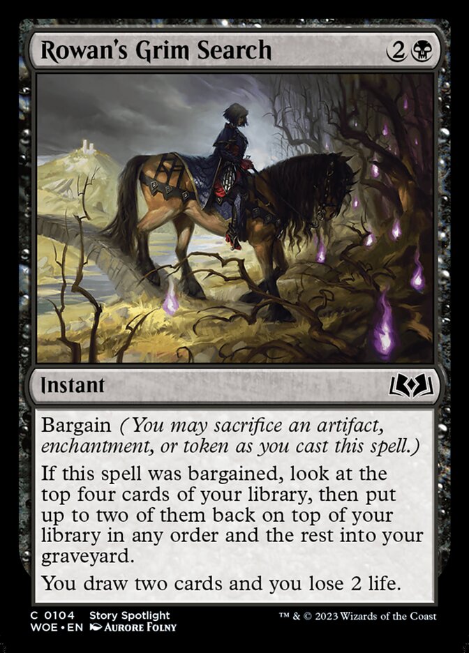 Busca Macabra de Rowan / Rowan's Grim Search - Magic: The Gathering - MoxLand