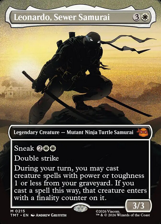 Leonardo, Sewer Samurai - Magic: The Gathering - MoxLand