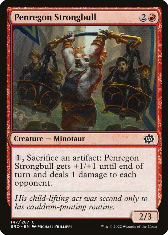 Tourão de Penregon / Penregon Strongbull - Magic: The Gathering - MoxLand