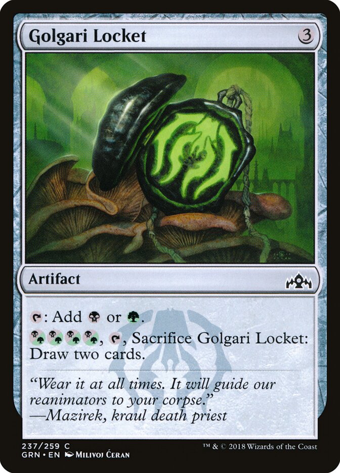 Medalhão Golgari / Golgari Locket - Magic: The Gathering - MoxLand