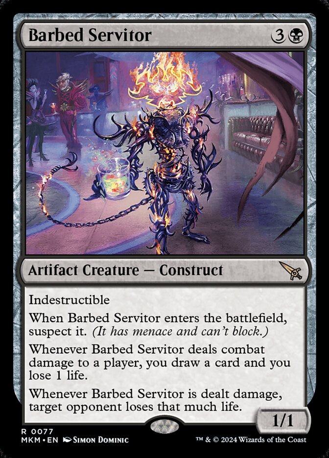 Serviçal Farpado / Barbed Servitor - Magic: The Gathering - MoxLand