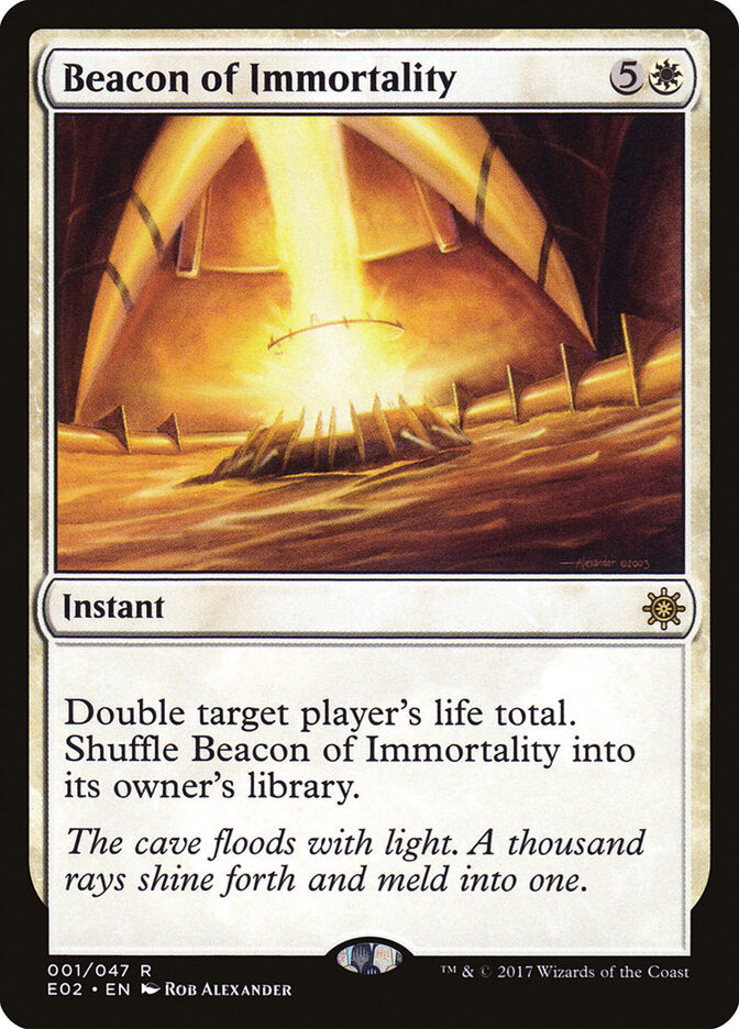 Guia da Imortalidade / Beacon of Immortality - Magic: The Gathering - MoxLand