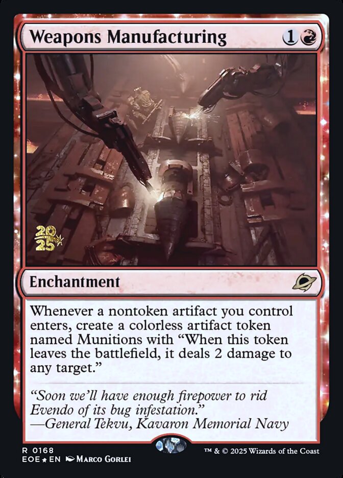Weapons Manufacturing - Magic: The Gathering - MoxLand