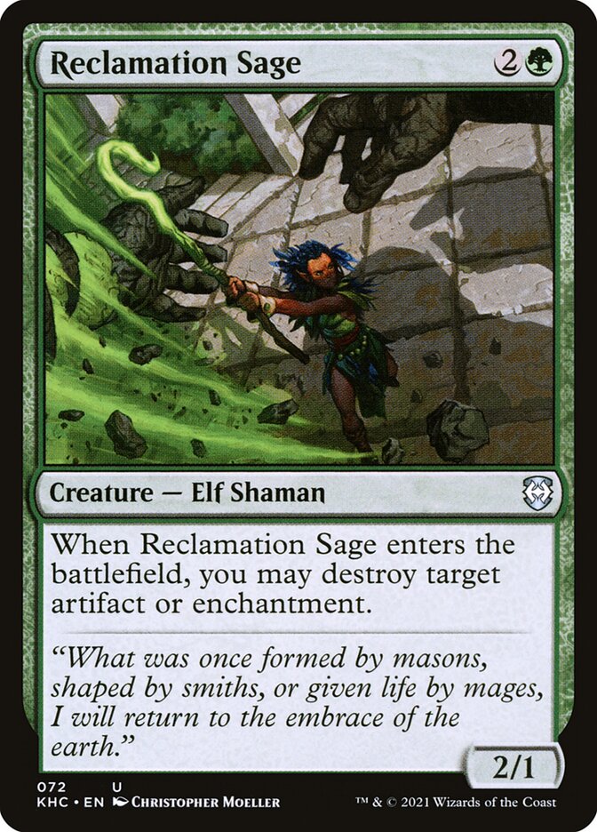 Sábia da Reivindicação / Reclamation Sage - Magic: The Gathering - MoxLand