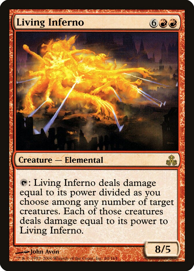 Inferno Vivo / Living Inferno - Magic: The Gathering - MoxLand