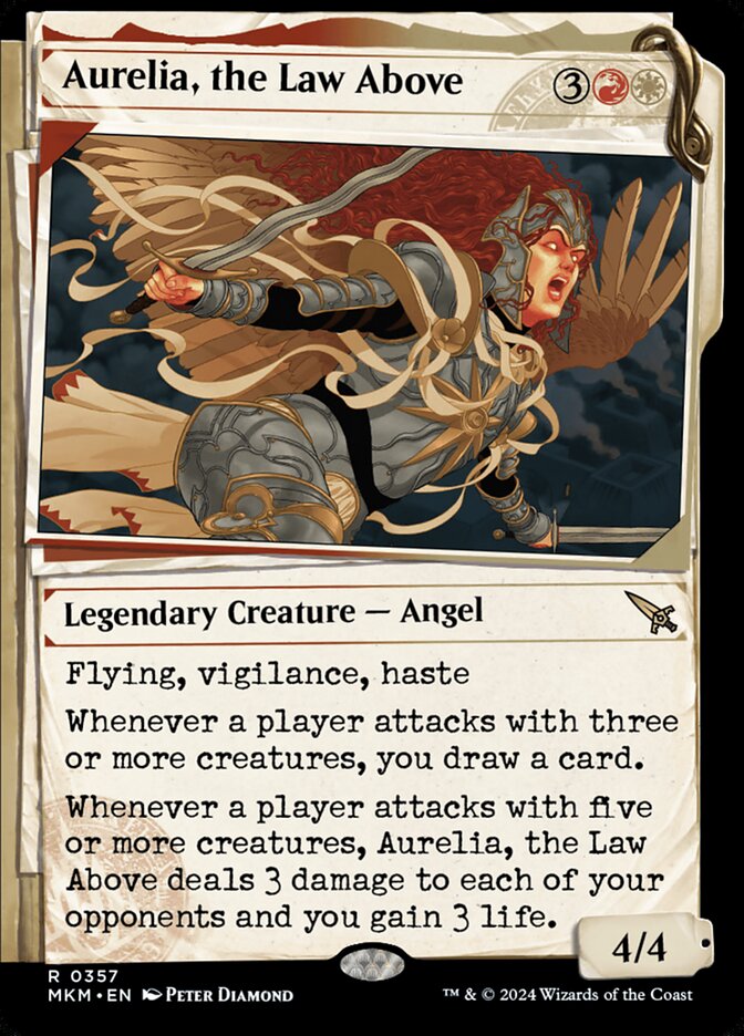 Aurélia, A Lei das Alturas / Aurelia, the Law Above - Magic: The Gathering - MoxLand