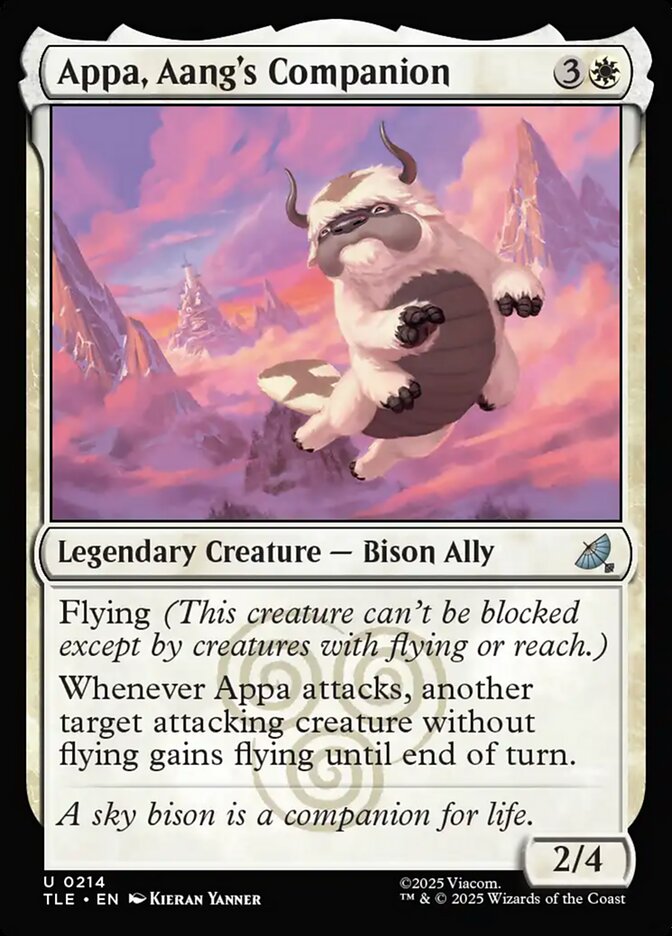 Appa, Companheiro de Aang / Appa, Aang's Companion - Magic: The Gathering - MoxLand