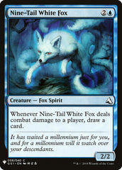 Nine-Tail White Fox - Magic: The Gathering - MoxLand