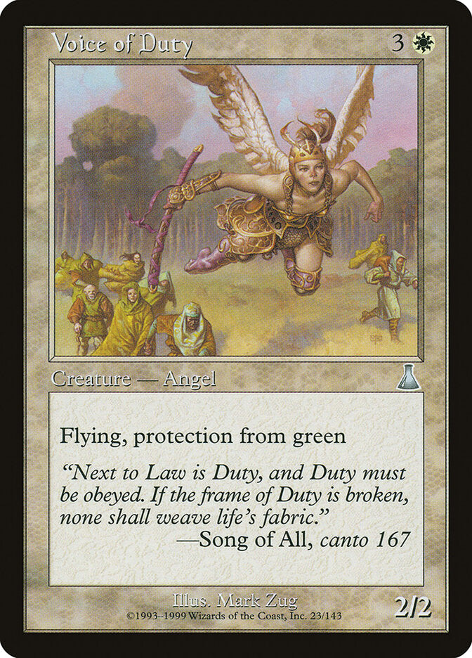 Voz do Dever / Voice of Duty - Magic: The Gathering - MoxLand