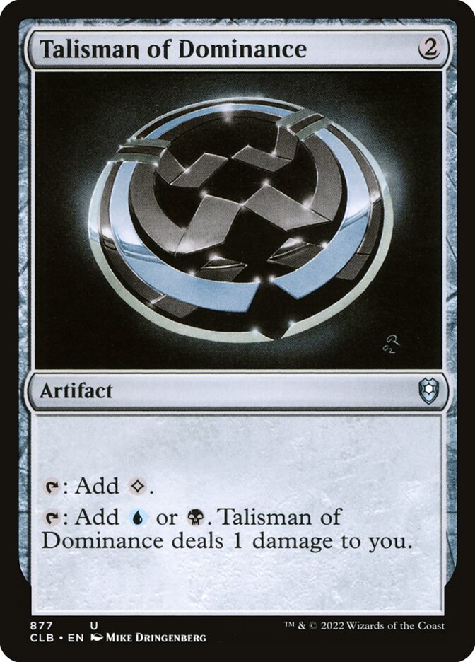 Talismã da Dominação / Talisman of Dominance - Magic: The Gathering - MoxLand