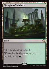 Templo da Enfermidade / Temple of Malady - Magic: The Gathering - MoxLand