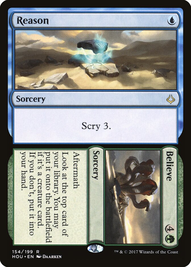 Razão / Acreditar / Reason / Believe - Magic: The Gathering - MoxLand