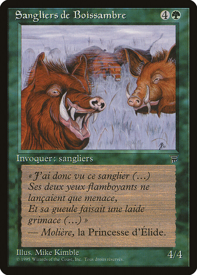Javalis de Durkwood / Durkwood Boars - Magic: The Gathering - MoxLand
