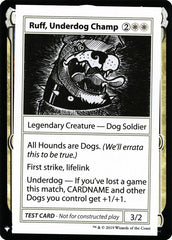 Ruff, Underdog Champ - Magic: The Gathering - MoxLand