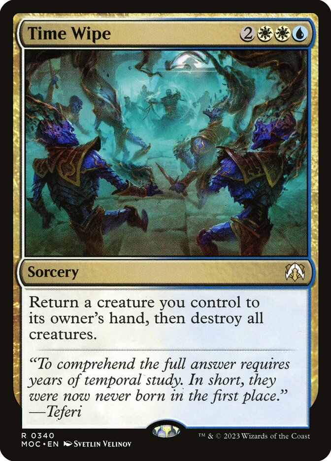 Limpeza Temporal / Time Wipe - Magic: The Gathering - MoxLand