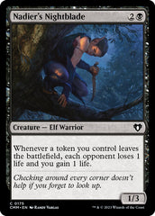 Lâmina Noturna de Nadier / Nadier's Nightblade - Magic: The Gathering - MoxLand