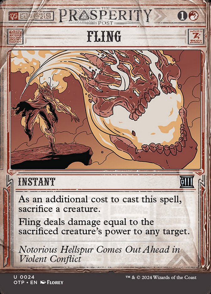 Arremessar / Fling - Magic: The Gathering - MoxLand