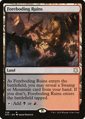 Ruínas Agourentas / Foreboding Ruins - Magic: The Gathering - MoxLand