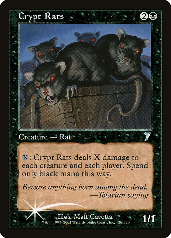 Ratos da Cripta / Crypt Rats - Magic: The Gathering - MoxLand