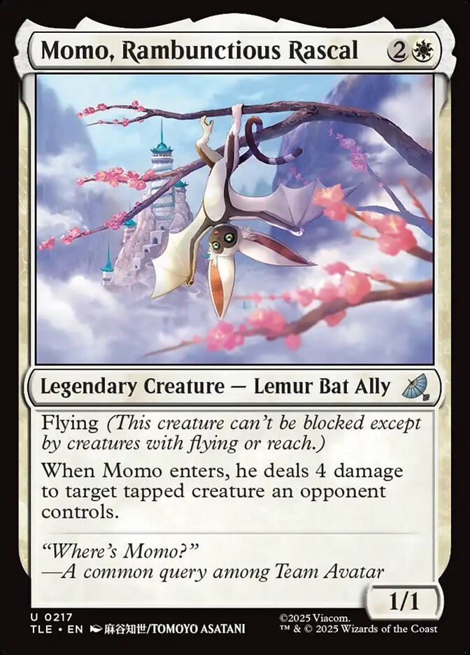 Momo, Maroto Bagunceiro / Momo, Rambunctious Rascal - Magic: The Gathering - MoxLand