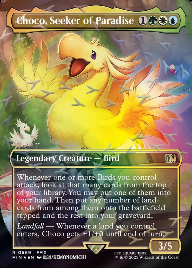 Choco, Explorador do Paraíso / Choco, Seeker of Paradise - Magic: The Gathering - MoxLand