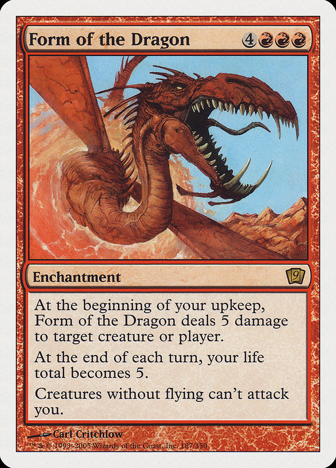 Forma do Dragão / Form of the Dragon - Magic: The Gathering - MoxLand