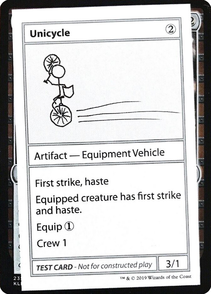 Unicycle - Magic: The Gathering - MoxLand