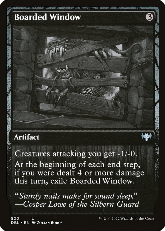 Janela Barrada / Boarded Window - Magic: The Gathering - MoxLand