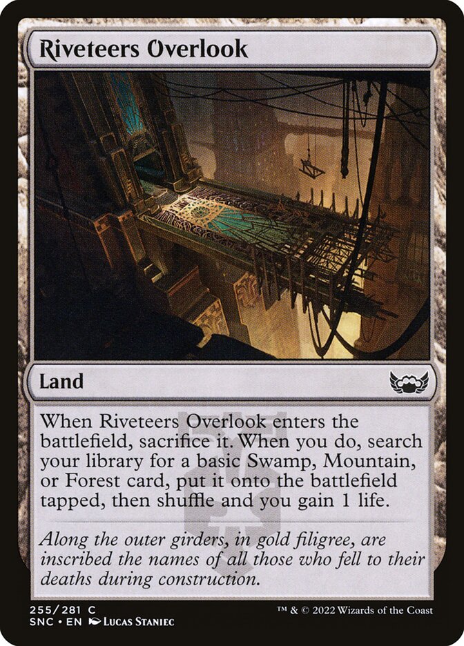 Mirante dos Rebiteiros / Riveteers Overlook - Magic: The Gathering - MoxLand