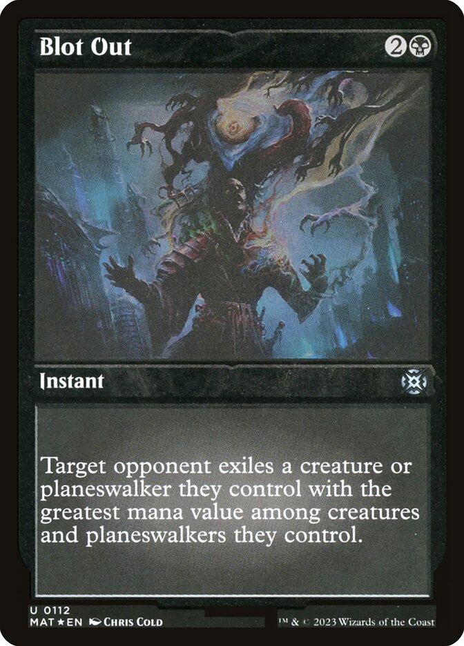 Obscurecer / Blot Out - Magic: The Gathering - MoxLand