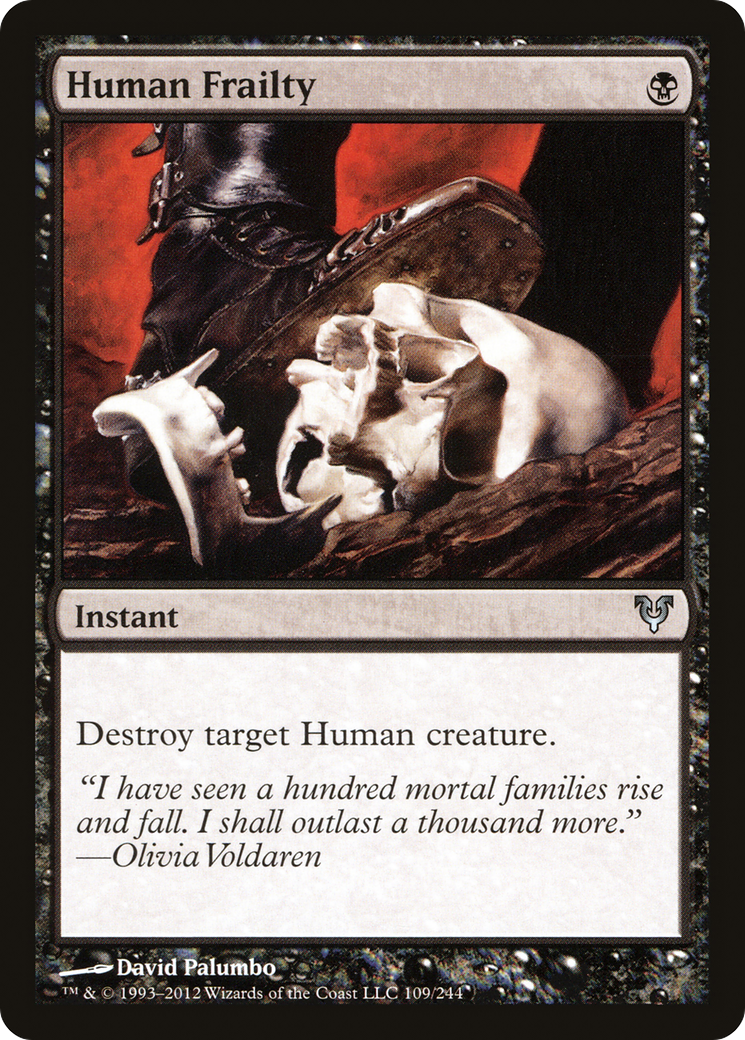 Fragilidade Humana / Human Frailty - Magic: The Gathering - MoxLand