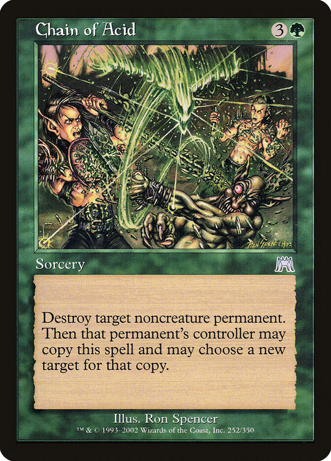 Corrente de Ácido / Chain of Acid - Magic: The Gathering - MoxLand