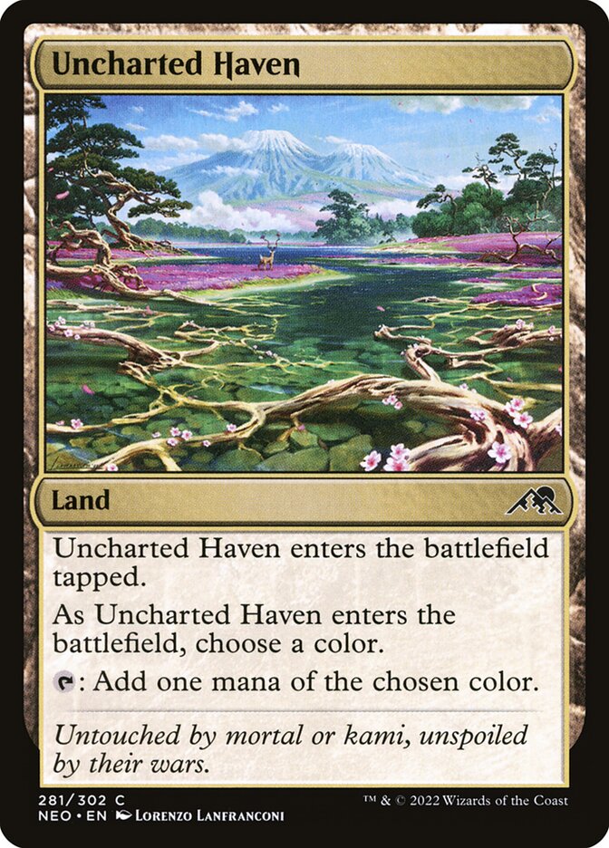 Refúgio Inexplorado / Uncharted Haven - Magic: The Gathering - MoxLand
