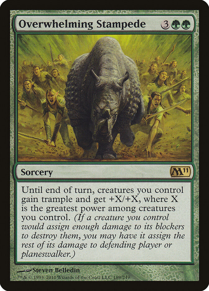 Estouro Esmagador / Overwhelming Stampede - Magic: The Gathering - MoxLand