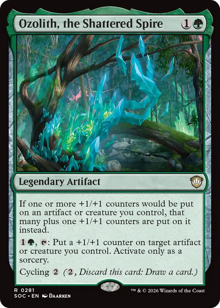 Ozólito, a Torre Estilhaçada / Ozolith, the Shattered Spire - Magic: The Gathering - MoxLand