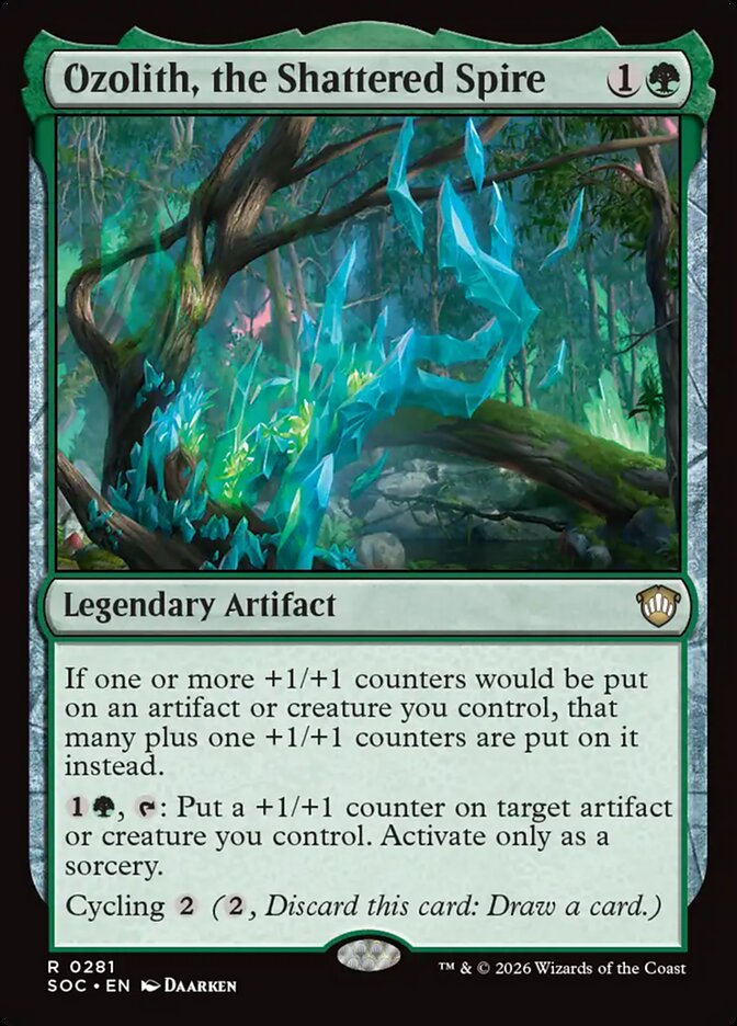 Ozólito, a Torre Estilhaçada / Ozolith, the Shattered Spire - Magic: The Gathering - MoxLand