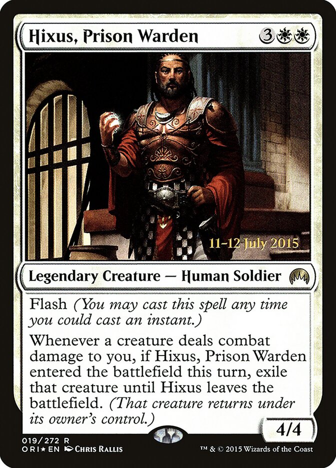 Hixus, o Carcereiro / Hixus, Prison Warden - Magic: The Gathering - MoxLand
