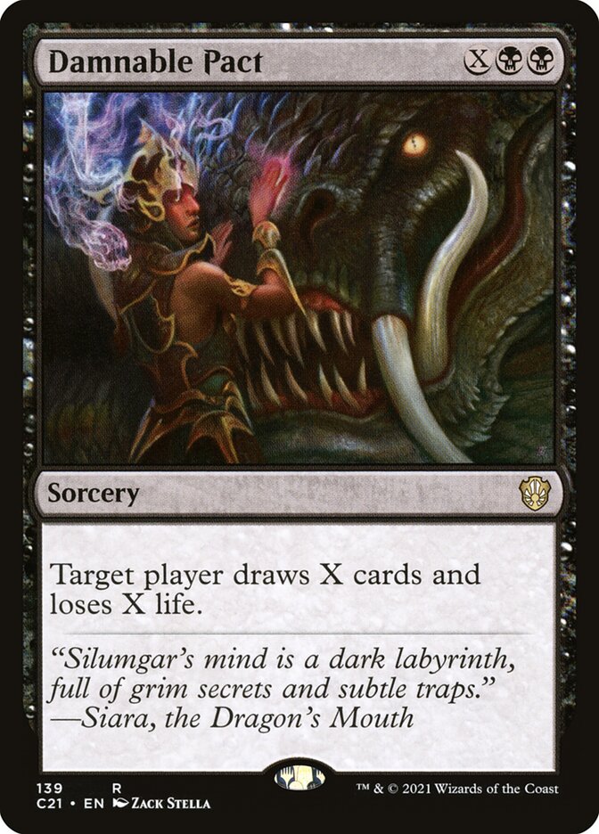 Pacto Condenável / Damnable Pact - Magic: The Gathering - MoxLand