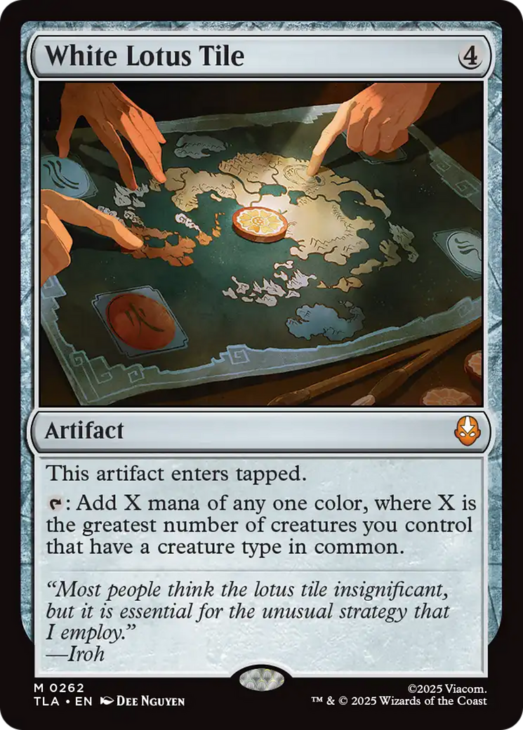 Peça do Lótus Branco / White Lotus Tile - Magic: The Gathering - MoxLand