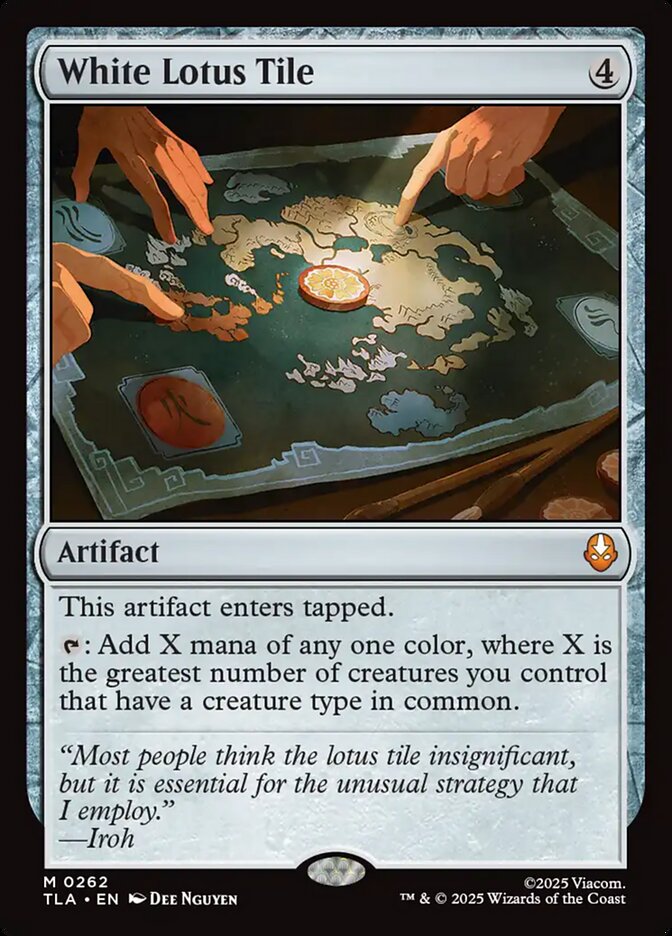 Peça do Lótus Branco / White Lotus Tile - Magic: The Gathering - MoxLand