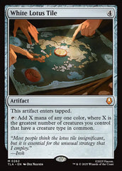 Peça do Lótus Branco / White Lotus Tile - Magic: The Gathering - MoxLand