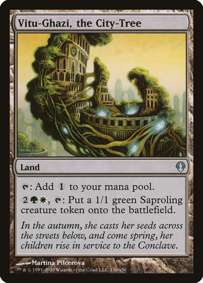 Vitu-Ghazi, a Árvore-cidade / Vitu-Ghazi, the City-Tree - Magic: The Gathering - MoxLand