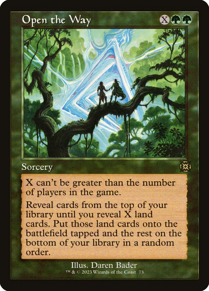 Abrir o Caminho / Open the Way - Magic: The Gathering - MoxLand