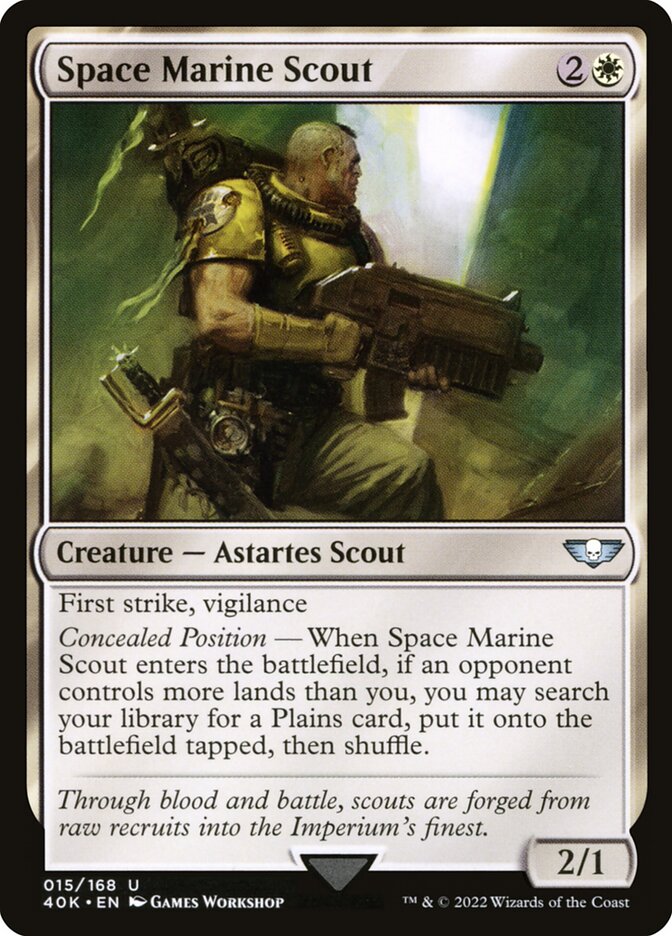 Batedor Space Marine / Space Marine Scout - Magic: The Gathering - MoxLand