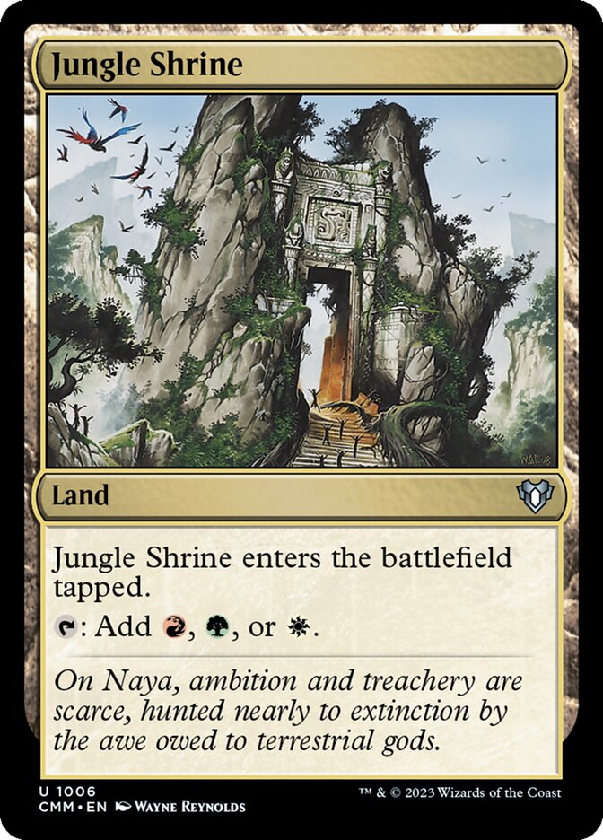 Sacrário da Selva / Jungle Shrine - Magic: The Gathering - MoxLand