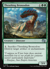 Brontodonte Destruidor / Thrashing Brontodon - Magic: The Gathering - MoxLand