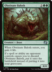 Baloth Obstinado / Obstinate Baloth - Magic: The Gathering - MoxLand
